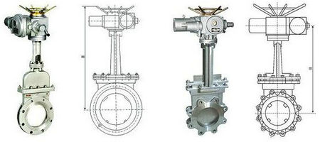 電動刀型閘閥圖片